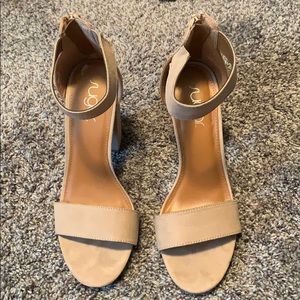 Sugar Platform Heels with Ankle Strap